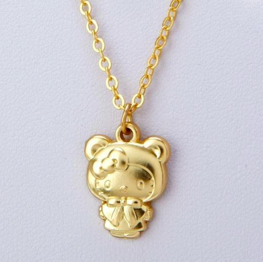 Sanrio Japan Necklace Hello Kitty Gold