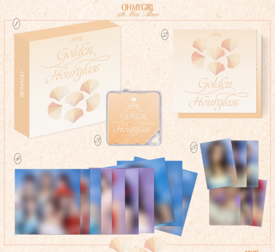 Oh My Girl 9th Mini Album: Golden Hourglass [Kit Ver.]