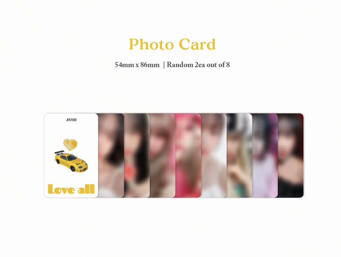 Jo Yu-ri (Iz*One) 2nd Mini Album: Love All [Jewel Case Ver.]