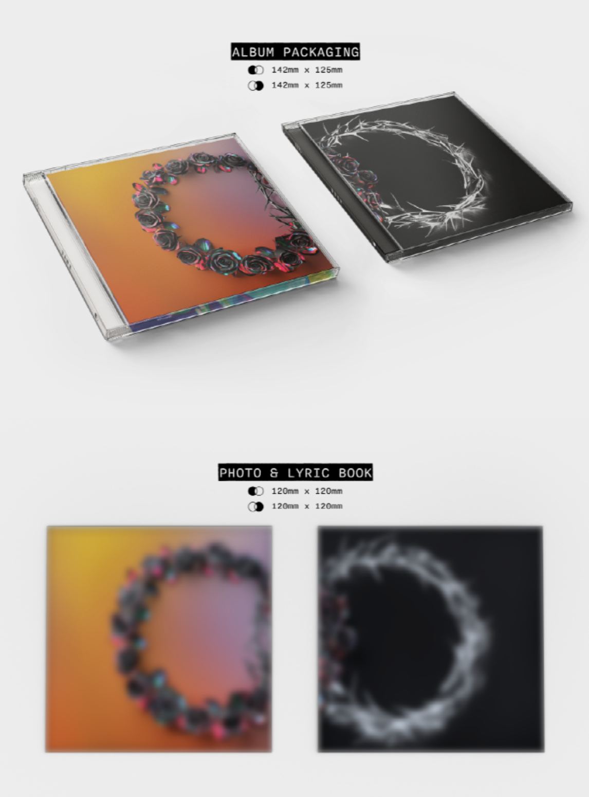 THE ROSE DUAL JEWEL CASE ALBUM