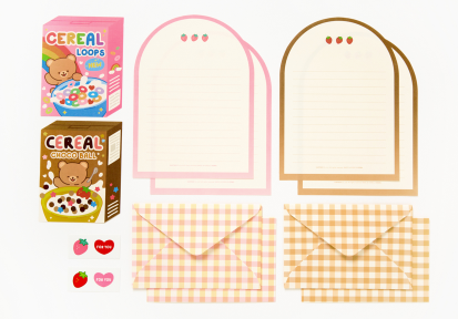 Letter Set Cereal Bear