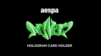 aespa Official MD "MY WORLD" Hologram Card Holder