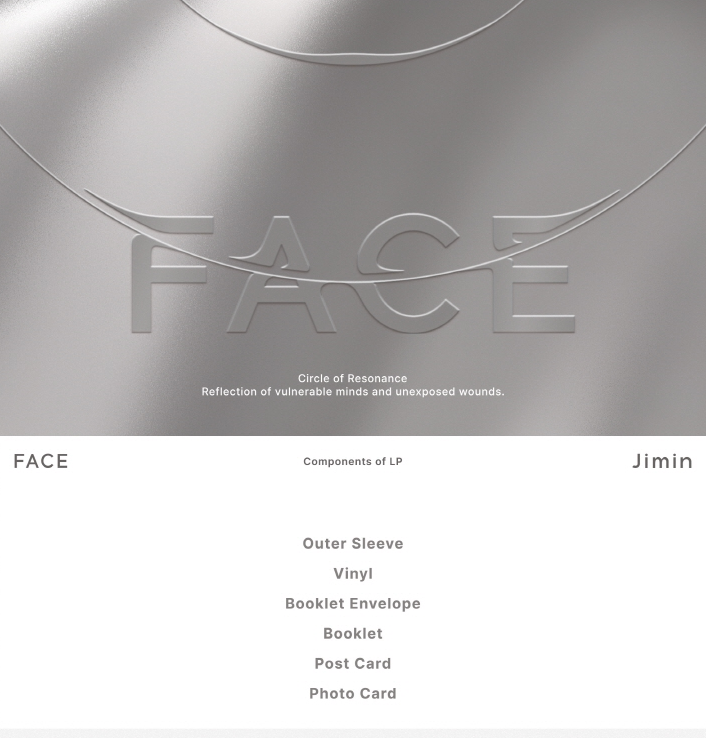 BTS Jimin 1st Album "Face" (LP Ver.)