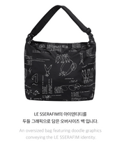 LE SSERAFIM OVERSIZED BAG