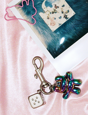 Newjeans Bunnies Club Dice Keyring