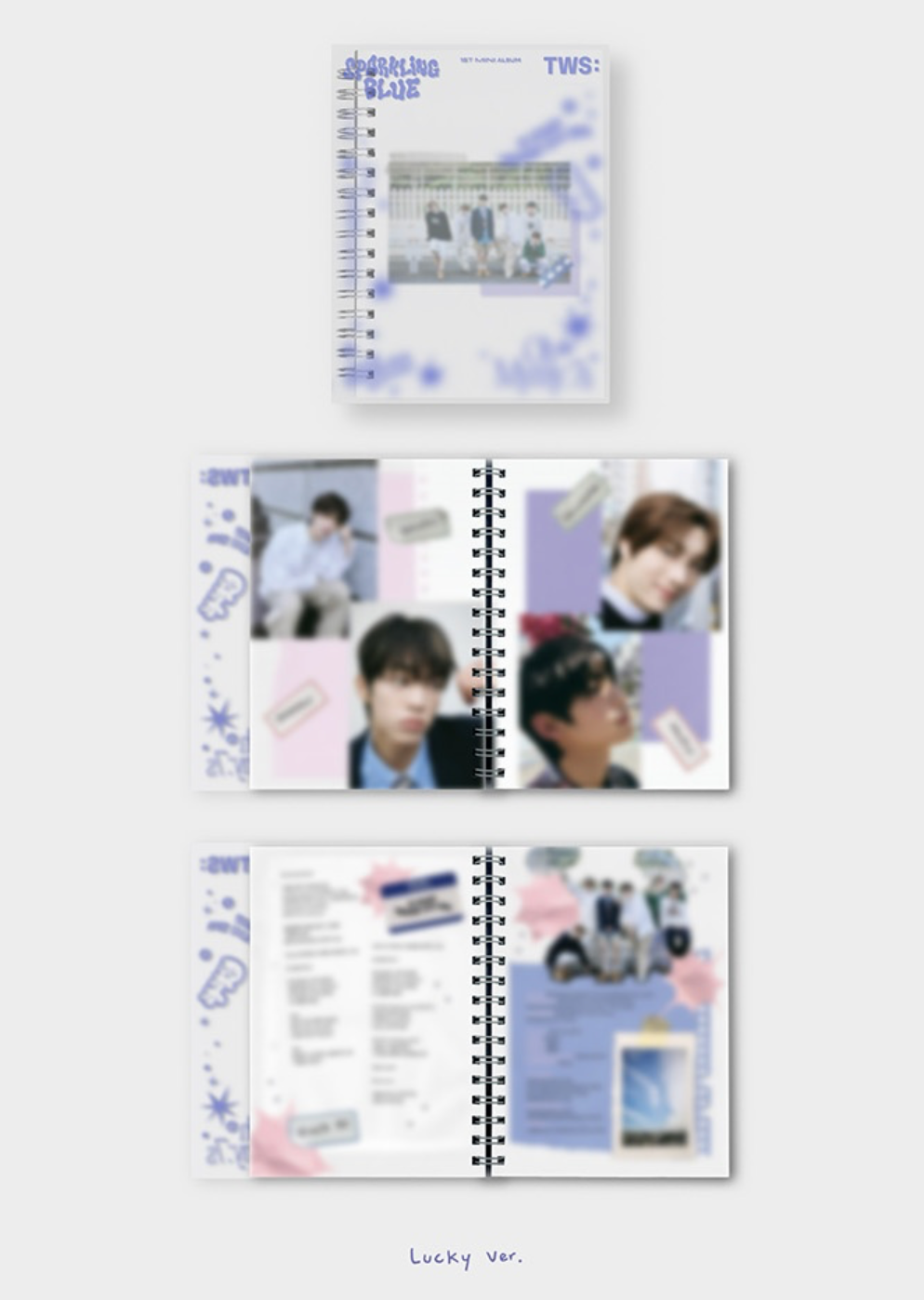 TWS 1st Mini Album Sparkling Blue Set + Weverse Shop Gift