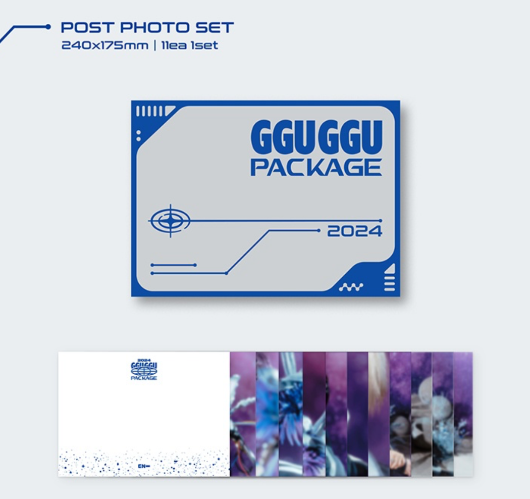 Enhypen 2024 GGU GGU PACKAGE + WEVERSE POB