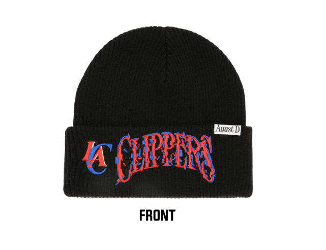 BTS SUGA X NBA: Glitch Knit Cuff Toque (LA Clippers)