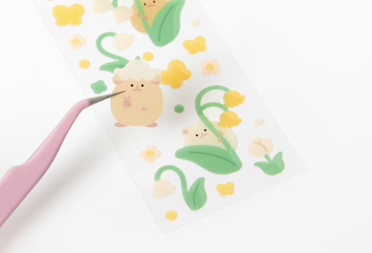 Hamster Character Seal Sticker