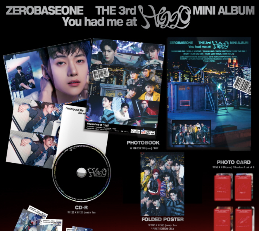 (ZEROBASEONE) - 3rd MINI ALBUM [You had me at HELLO] Random Version + Soundwave Special Gift