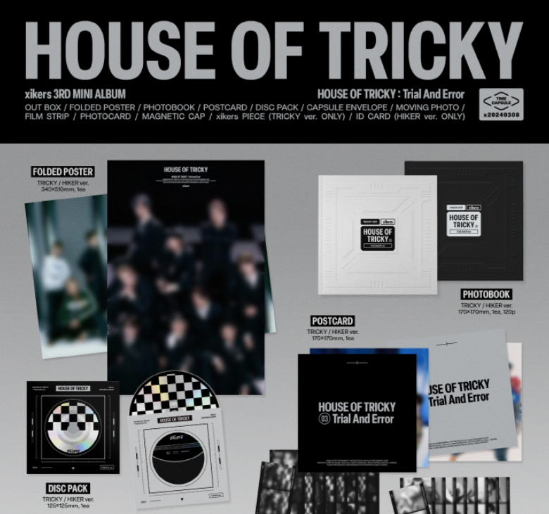 Xikers 3 Mini Album "HOUSE OF TRICKY : Trial And Error"