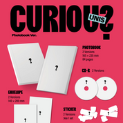 UNIS 1st Single Album: Curious [Photobook Ver]