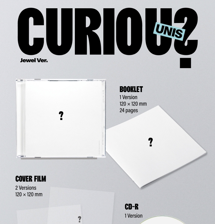 UNIS 1st Single Album: Curious [Jewel Case Ver]