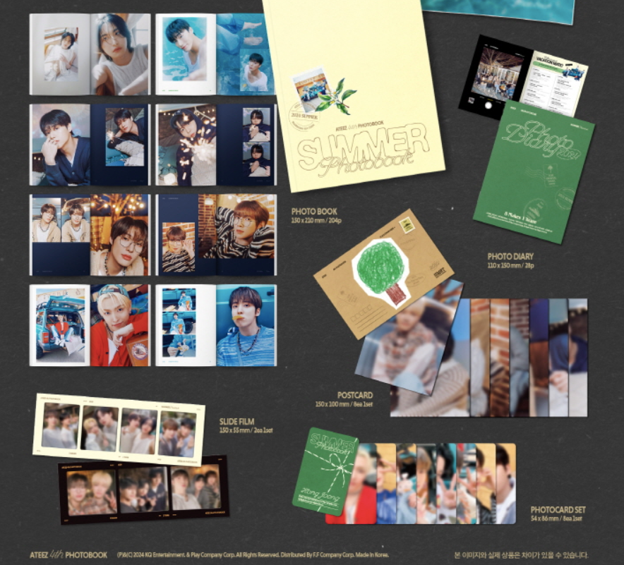 Ateez 2024 Summer Photobook [Play Code]