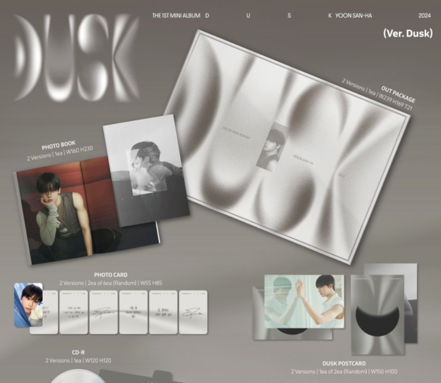 ASTRO Yoon San Ha 1st Mini Album "Dusk"