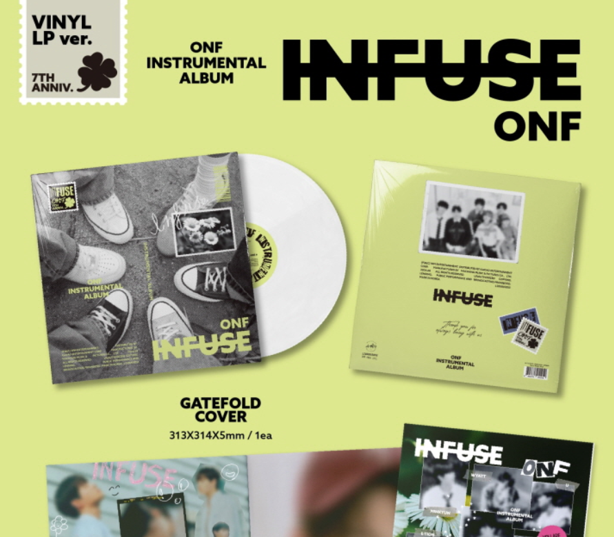 ONF Instrumental Album: Infuse [Vinyl Ver.]