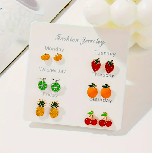 Earrings Mini Fruit