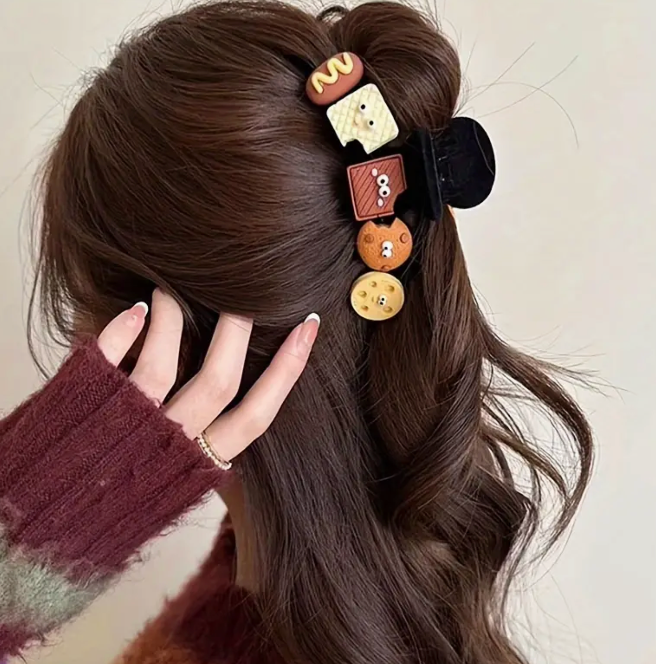 Cookie Hair Clip