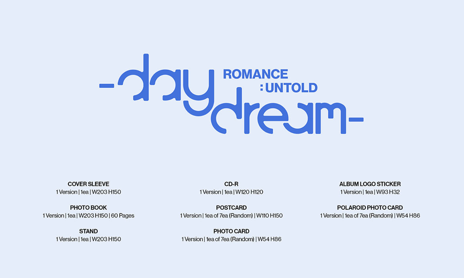 Enhypen Romance : Untold - Daydream - (Japan Edition) + Weverse POB