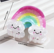 Hair Clip Rainbow