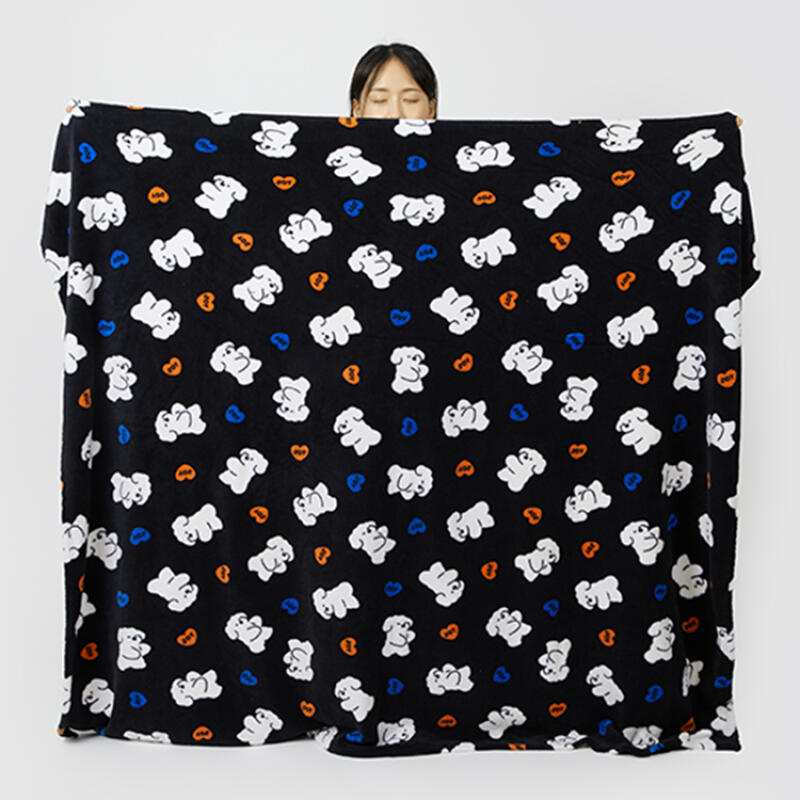 Blanket Knee Black Dog Large