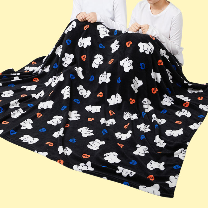 Blanket Knee Black Dog Large