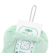 Photo Card Case Pompom Clover Green