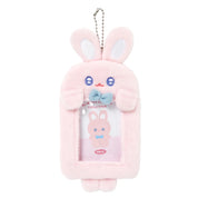 Photo Card Case Pompom Pink Bunny