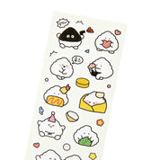 Seal Sticker White Trim Kimbap