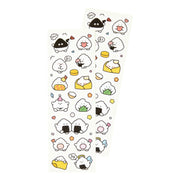 Seal Sticker White Trim Kimbap