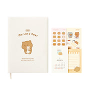 2025 'My Lazy Days' Bear Diary - Ivory