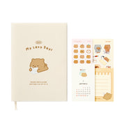 2025 'My Lazy Days' Bear Diary - Beige