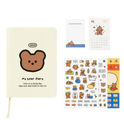 2025 My Bear Diary - Brown Bear (Ivory)