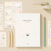 2025 'Dear My Days' Diary - Puppy (Ivory)