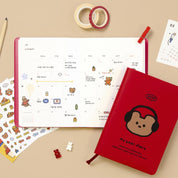 2025 Diary "My Bear Diary" Bear - Red