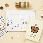 2025 My Bear Diary - Brown Bear (Ivory)