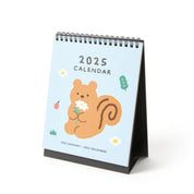 2025 Desk Calendar - Daisy Squirrel (Blue)