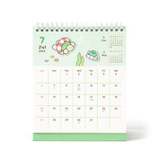 2025 Desk Calendar - Happy Turtle Clover (Green)