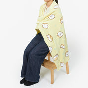 Fleece Blanket (Medium) - Hamster (Light Yellow)