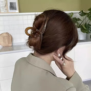 Hair Clip Retro Transparent