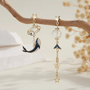 Earrings Whale Chain