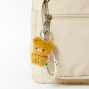 Mini Keyring Clover Charm Bear