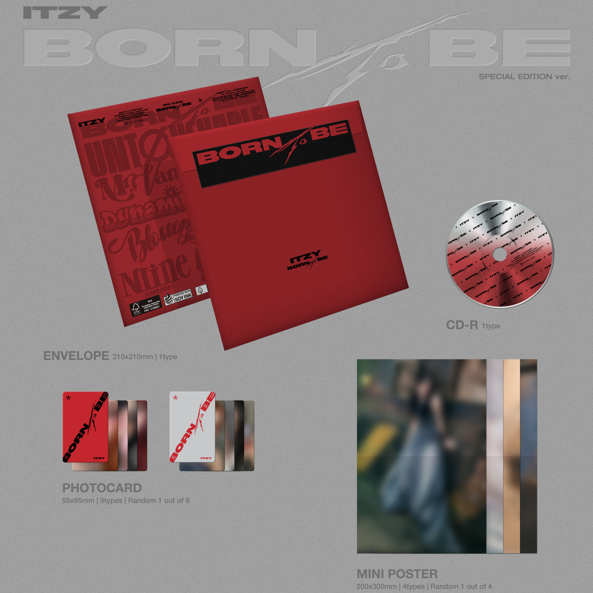 ITZY - [BORN TO BE] Special Edition Mr. VAMPIRE Version –