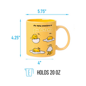 Gudetama 20oz Ceramic Mug