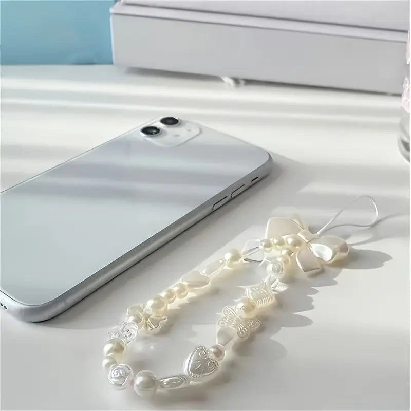 Phone Chain White Sea