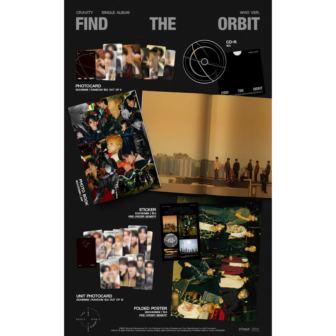 CRAVITY - SINGLE [FIND THE ORBIT] (Photobook Ver.)