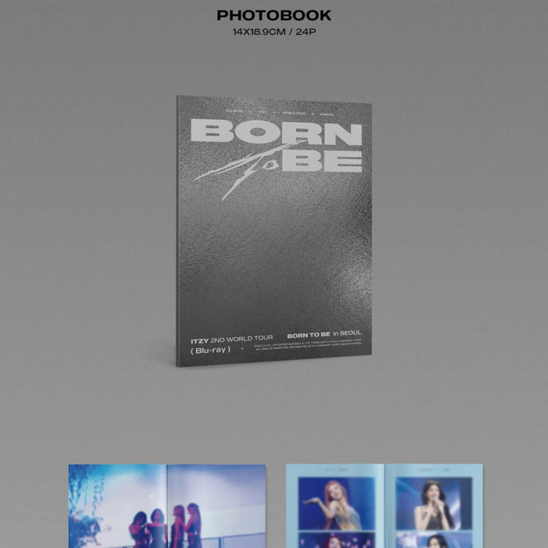 ITZY - 2ND WORLD TOUR [BORN TO BE] IN SEOUL BLU-RAY + POB