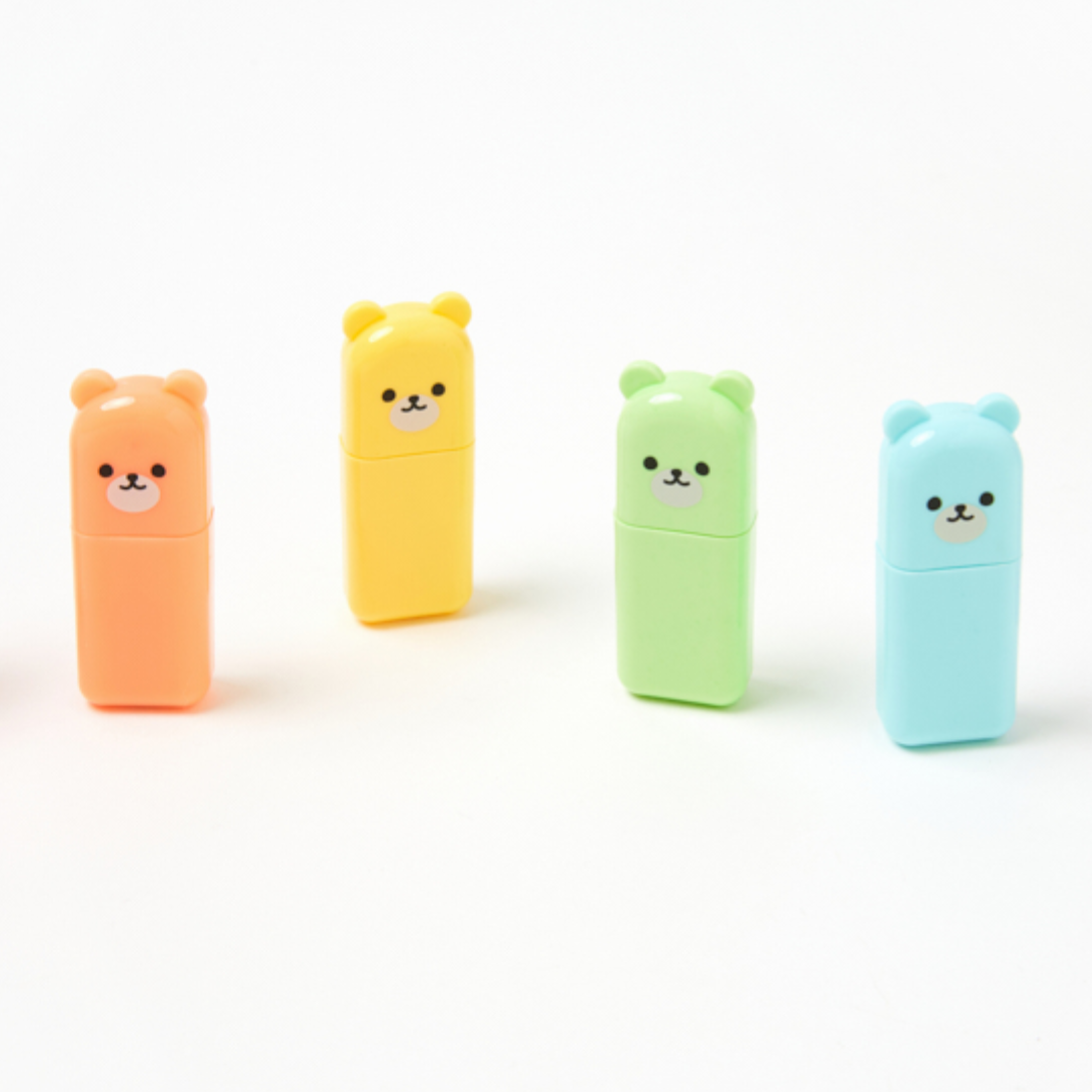 Cute Bear Highlighter Set (6 Colours)