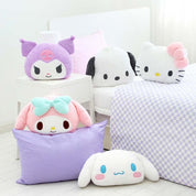 Sanrio 30cm Face Cushion - Kuromi