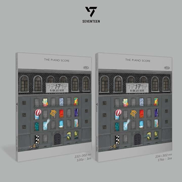 The Piano Score - Seventeen '17 Right Here' SET (Vol. 1 & 2)